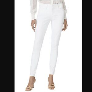 NWT Paige premium denim Verdugo ankle length crop skinny jeans leggings white 24